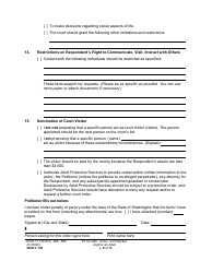 Form GDN C102 Petition for Guardianship, Conservatorship, or Protective Arrangement of an Adult - Washington, Page 8