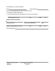 Form GDN C102 Petition for Guardianship, Conservatorship, or Protective Arrangement of an Adult - Washington, Page 9