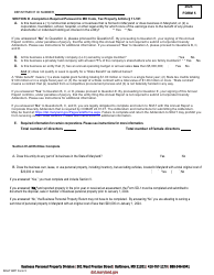 Form 5 Annual Report and Personal Property Return - Banks, Savings Banks, Savings &amp; Loans and Trust Companies - Maryland, Page 2