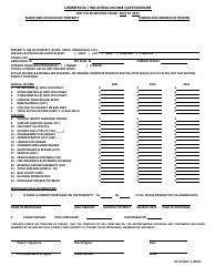 Document preview: Form RP-24 Commercial/Industrial Income Questionnaire - Maryland, 2023