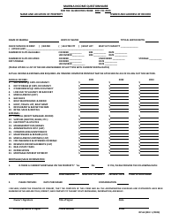 Document preview: Form RP-64 Marina Income Questionnaire - Maryland, 2023