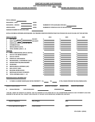 Document preview: Form RP-67 Cemetary Income Questionnaire - Maryland, 2023