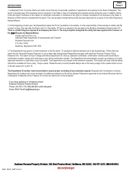 Form 3 Annual Report - Domestic and Foreign Credit Unions - Maryland, Page 3