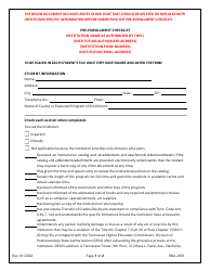 Application for Initial Authorization of a Postsecondary Educational Institution - Tennessee, Page 16