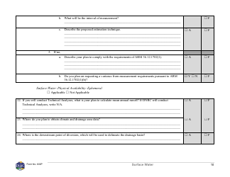 Form 600P Preapplication Meeting Form - Montana, Page 10