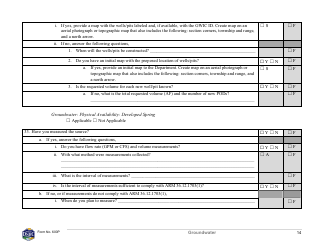 Form 600P Preapplication Meeting Form - Montana, Page 14