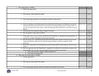 Form 600P Preapplication Meeting Form - Montana, Page 16