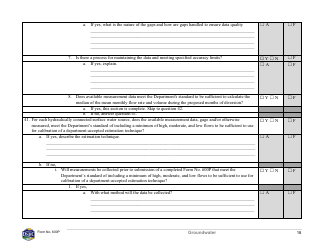 Form 600P Preapplication Meeting Form - Montana, Page 18