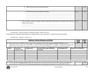 Form 600P Preapplication Meeting Form - Montana, Page 19