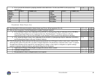 Form 600P Preapplication Meeting Form - Montana, Page 20