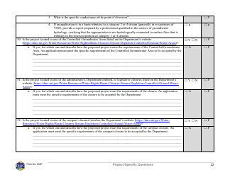 Form 600P Preapplication Meeting Form - Montana, Page 22