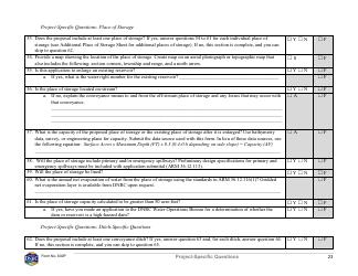 Form 600P Preapplication Meeting Form - Montana, Page 23