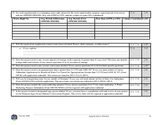 Form 600P Preapplication Meeting Form - Montana, Page 5