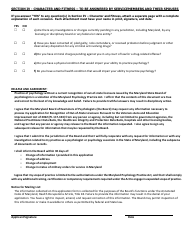 Application for Recognition of Out-of-State License or Registration Pursuant to the Veterans Auto and Education Improvement Act of 2022 (Pl 117-333) - Maryland, Page 4