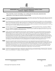 Form 631 Mississippi Appalachian Regional Commission (ARC) J-1 Visa Waiver Program Application - Mississippi, Page 16