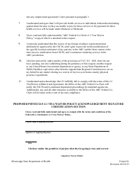 Form 631 Mississippi Appalachian Regional Commission (ARC) J-1 Visa Waiver Program Application - Mississippi, Page 21