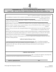 Form 631 Mississippi Appalachian Regional Commission (ARC) J-1 Visa Waiver Program Application - Mississippi, Page 22