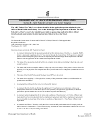 Form 631 Mississippi Appalachian Regional Commission (ARC) J-1 Visa Waiver Program Application - Mississippi, Page 6