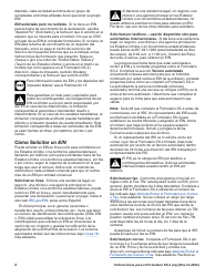 Instrucciones para IRS Formulario SS-4 (SP) Solicitud De Numero De Identificacion Del Empleador (Ein) (Spanish), Page 2