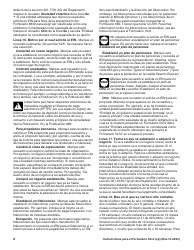 Instrucciones para IRS Formulario SS-4 (SP) Solicitud De Numero De Identificacion Del Empleador (Ein) (Spanish), Page 8