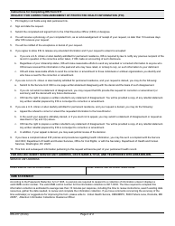Form IHS-917 Request for Correction/Amendment of Protected Health Information, Page 2