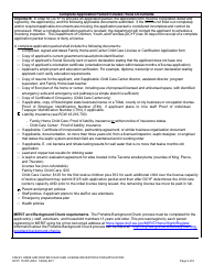 DCYF Form 15-955 Family Home and Centerchild Care License or Certification Application - Washington, Page 4