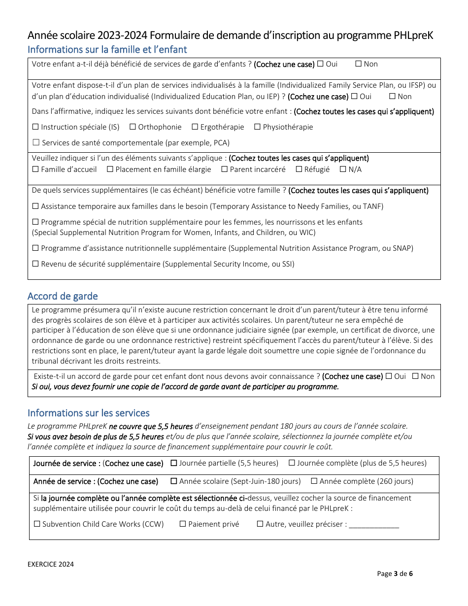 Phlprek Application - City of Philadelphia, Pennsylvania (French), Page 3