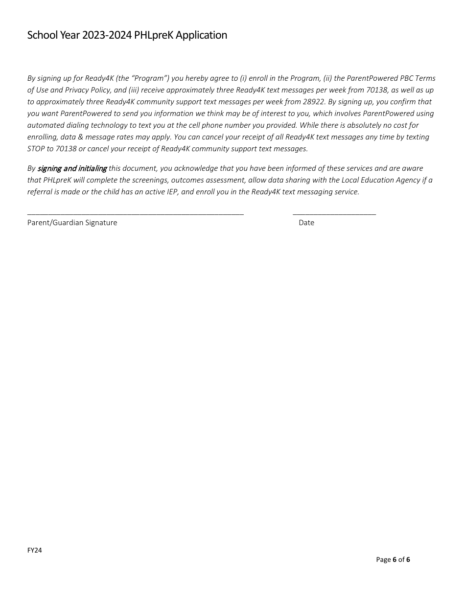 Phlprek Application - City of Philadelphia, Pennsylvania, Page 6