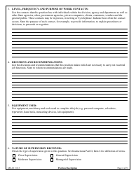 Form MS-22 Position Description - Maryland, Page 4