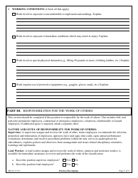 Form MS-22 Position Description - Maryland, Page 5