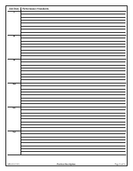 Form MS-22 Position Description - Maryland, Page 8