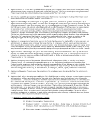Media Permit Application - City of Philadelphia, Pennsylvania, Page 4