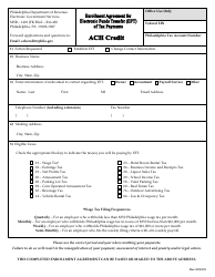 Document preview: ACH Credit Program Application - City of Philadelphia, Pennsylvania
