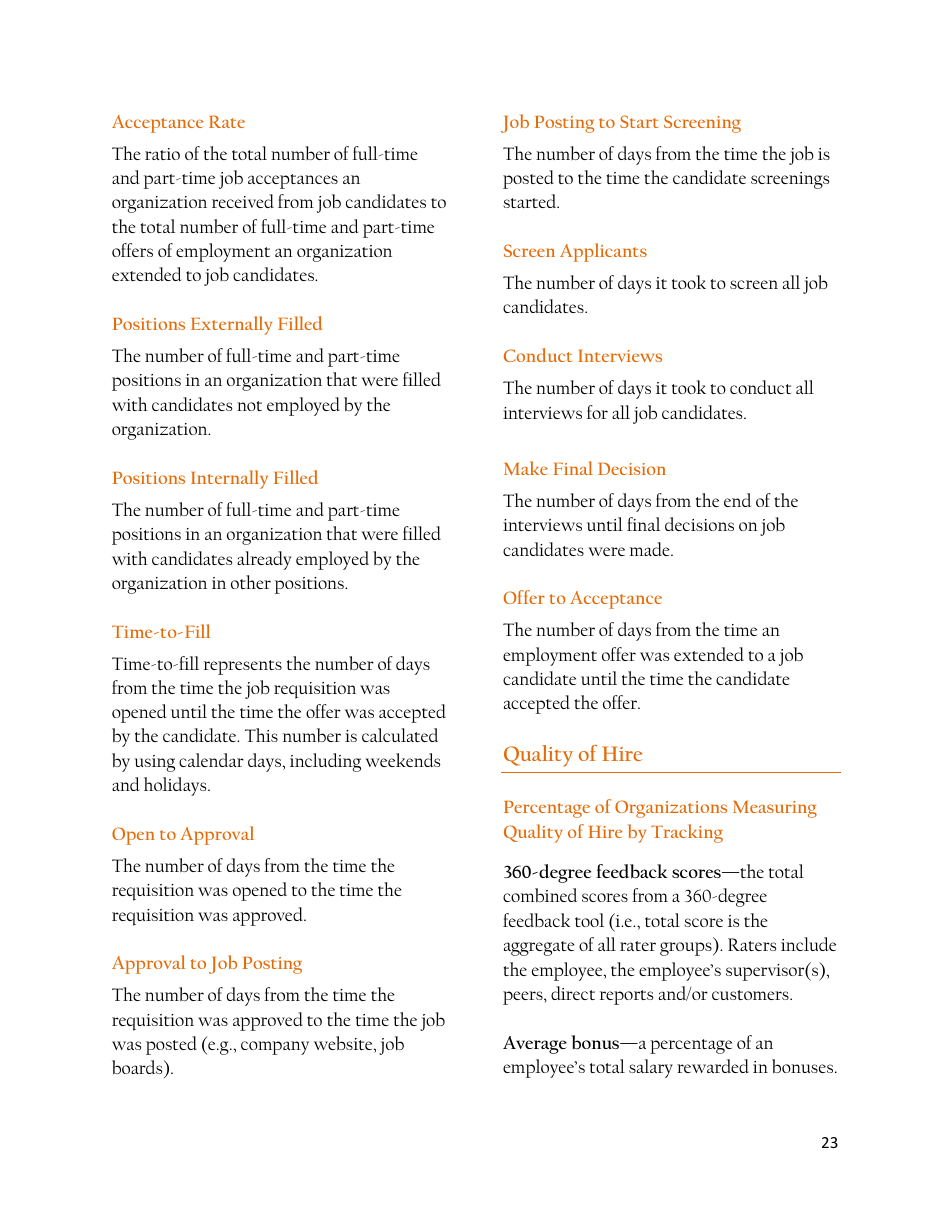 Shrm Customized Talent Acquisition Benchmarking Report, Page 25