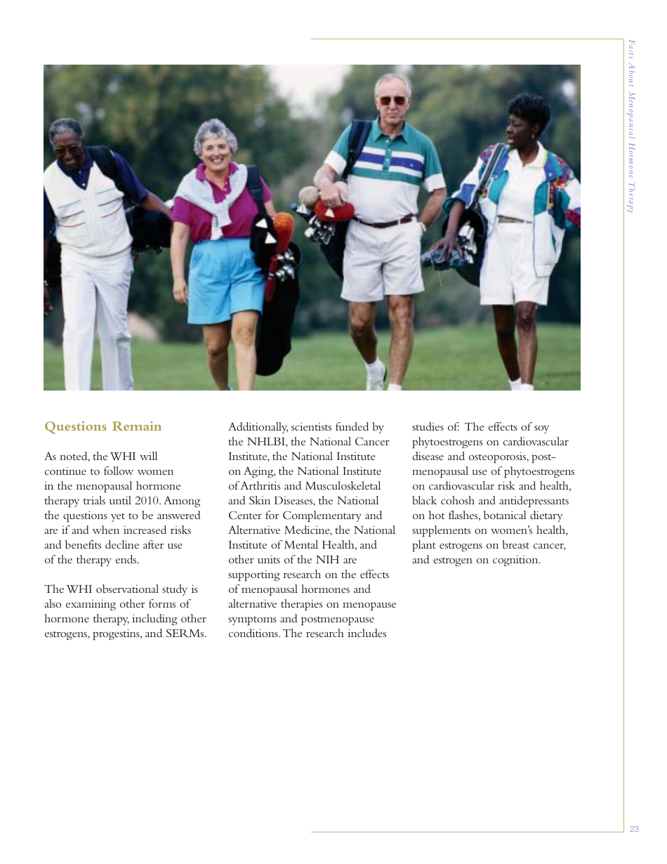 Facts About Menopausal Hormone Therapy, Page 23