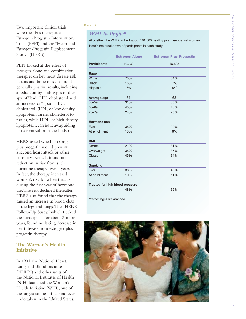 Facts About Menopausal Hormone Therapy, Page 7