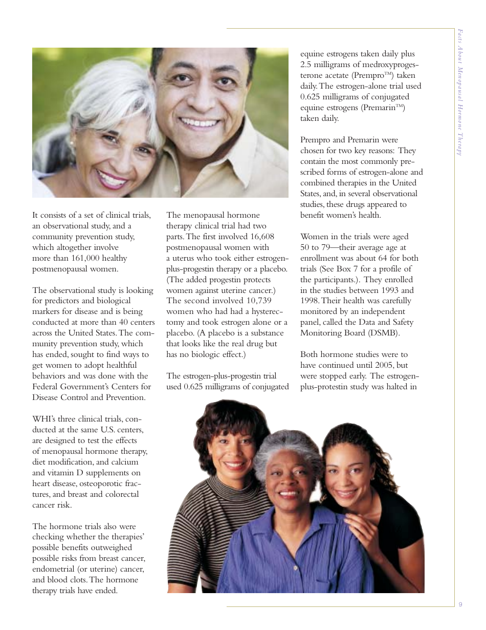 Facts About Menopausal Hormone Therapy, Page 9