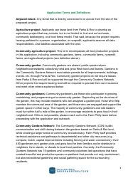 Community Agriculture Project Application - City of Philadelphia, Pennsylvania, Page 4