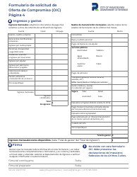 Formulario De Solicitud De Oferta De Compromiso (OIC) - City of Philadelphia, Pennsylvania (Spanish), Page 4