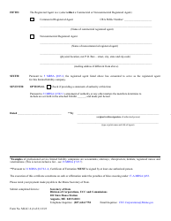 Form MLLC-6 Certificate of Formation - Limited Liability Company - Maine, Page 2