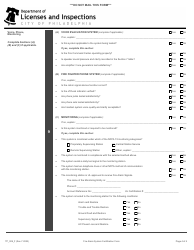 Form TP_009_F Fire Alarm System Certification Form - City of Philadelphia, Pennsylvania, Page 4