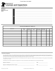 Form TP_009_F Fire Alarm System Certification Form - City of Philadelphia, Pennsylvania, Page 5