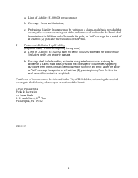 Hauling Permit Application - City of Philadelphia, Pennsylvania, Page 2