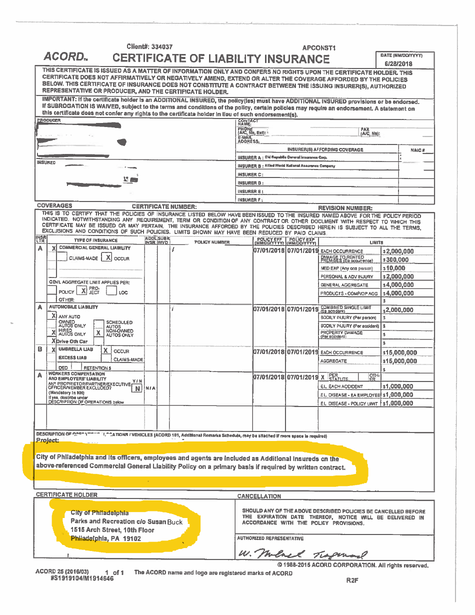 Hauling Permit Application - City of Philadelphia, Pennsylvania, Page 3