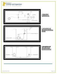 Form P_029_INF Plumbing Permit Inspection Checklist for Water Distribution Construction - City of Philadelphia, Pennsylvania, Page 2