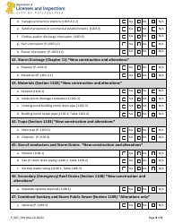 Form P_007_CHK 2018 Plumbing Code Plan Review Checklist - City of Philadelphia, Pennsylvania, Page 8