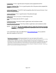 Instructions for Subrecipient&#039;s Schedule of Federal Governmental Funding (Sofgf) and Total Amount of Contributions Received - City of Philadelphia, Pennsylvania, Page 3