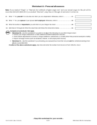 Instructions for Form OR-W-4, 150-101-402 Oregon Withholding Statement and Exemption Certificate - Oregon, Page 5