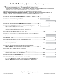 Instructions for Form OR-W-4, 150-101-402 Oregon Withholding Statement and Exemption Certificate - Oregon, Page 6