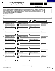 Document preview: Form 132 DOMESTIC (150-206-524) Oregon Employee Detail Report - Oregon